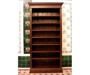 Bücherregal massiv Nussbaumton EINER31