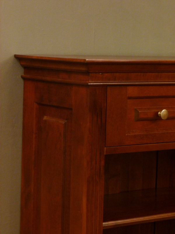 Massivholz Bücherregale nach Maß, Erle gebeizt, EINER4 Massivholz Bücherregale nach Maß, Erle gebeizt, EINER4