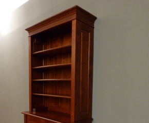 Bücherregal mit geschlossenem Unterbau Massivholz EINER13
