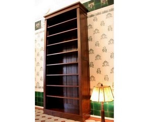 Bücherregal modern Nussbaumton EINER25