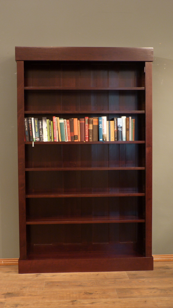 Massivholz Bücherregal im Bauhausstil, massiv Erle, zerlegbar Massivholz Bücherregal im Bauhausstil, massiv Erle, zerlegbar