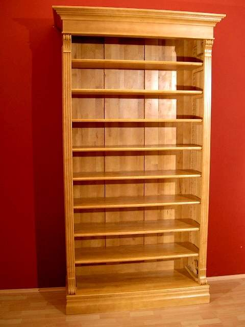 Bücherregal massiv Erle im Naturton EINER22 - Bild 1 Bücherregal massiv Erle im Naturton EINER22 - Bild 1