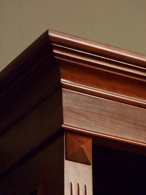 Bücherregal Massivholz im Mahagoniton EINER9 Bücherregal Massivholz im Mahagoniton EINER9