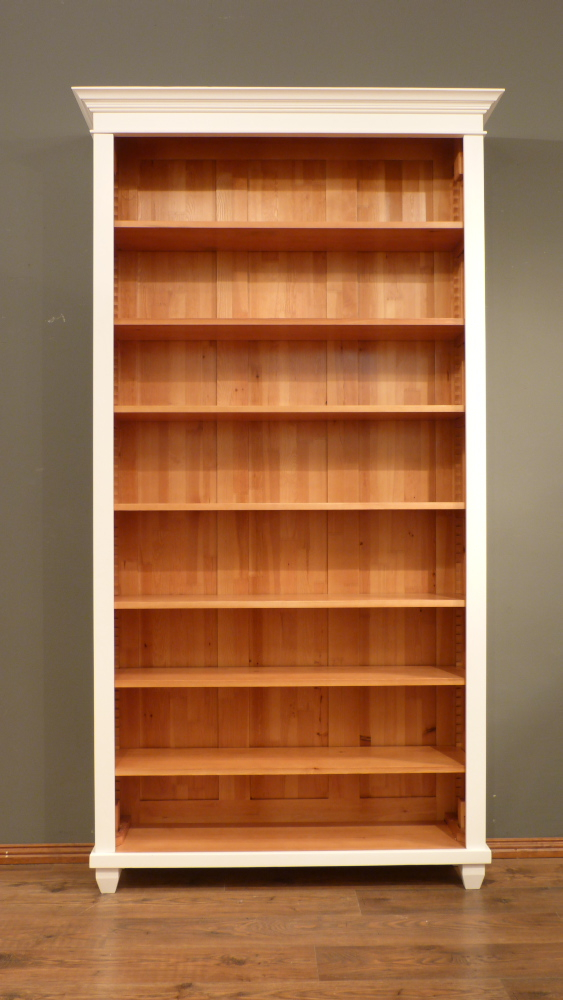 Massivholz Bücherregal im klassischen Stil, komplett zerlegbar Massivholz Bücherregal im klassischen Stil, komplett zerlegbar