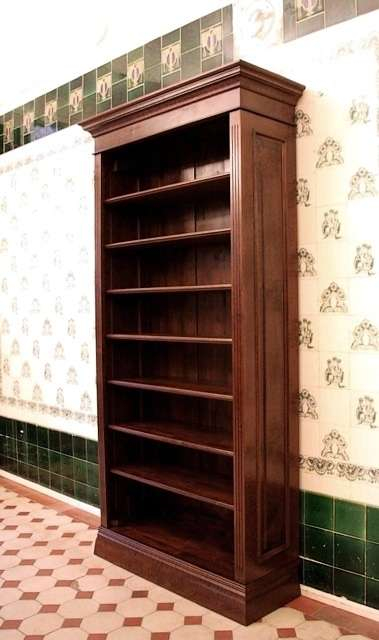 Regal massiv Holz Erle Nussbaumton EINER31 - Bild 3 Regal massiv Holz Erle Nussbaumton EINER31 - Bild 3