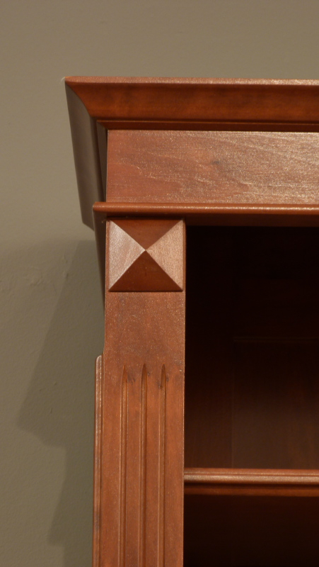 Massivholz Bücherregal im klassischen Stil Massivholz Bücherregal im klassischen Stil