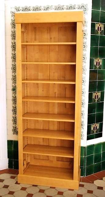 Bücherregal Erle Massivholz Naturton EINER26 - Bild 2 Bücherregal Erle Massivholz Naturton EINER26 - Bild 2