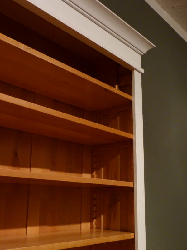 Massivholz Bücherregale nach Maß, Erle Natur/ weiss lasiert, EINER17 Massivholz Bücherregale nach Maß, Erle Natur/ weiss lasiert, EINER17