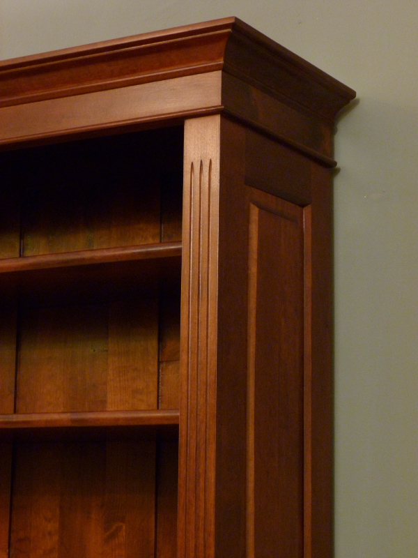 Bücherregale Massivholz, klassisches Bücherregal zweifach strukturiert Bücherregale Massivholz, klassisches Bücherregal zweifach strukturiert