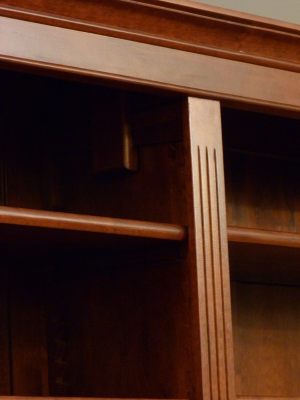 Bücherregale Massivholz, klassisches Bücherregal zweifach strukturiert Bücherregale Massivholz, klassisches Bücherregal zweifach strukturiert