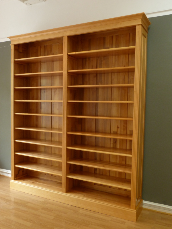 Massivholz Bücherregale nach Maß, Erle Natur Massivholz Bücherregale nach Maß, Erle Natur