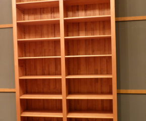 Gebrauchtes Bücherregal Massivholz im Naturton DOPPLER121