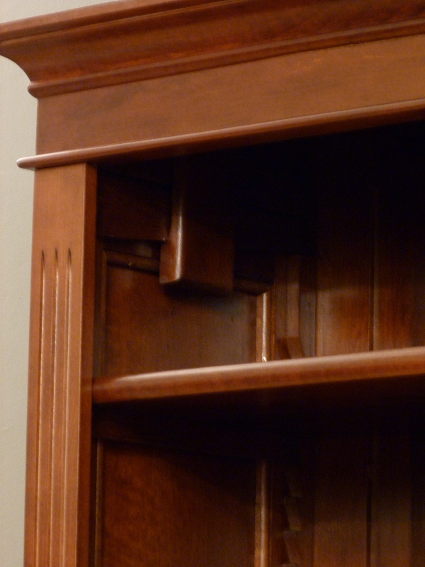 Bücherregale Massivholz, klassisches Bücherregal zweifach strukturiert Bücherregale Massivholz, klassisches Bücherregal zweifach strukturiert