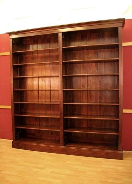 Bücherregal massiv Holz Erle im Nussbaumton DOPPLER20 - Bild 1 Bücherregal massiv Holz Erle im Nussbaumton DOPPLER20 - Bild 1