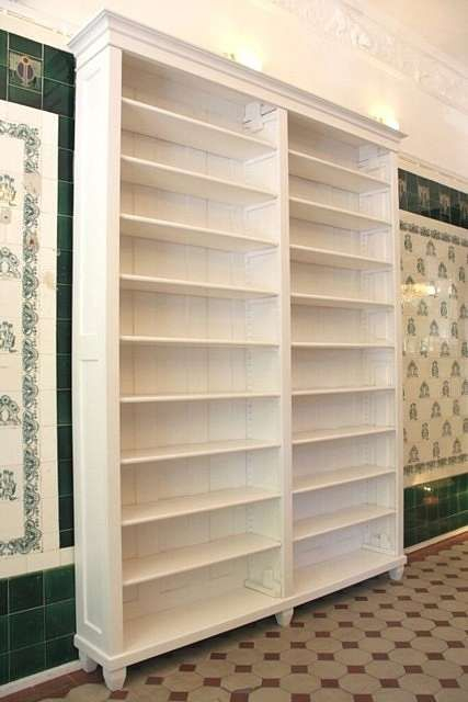 Bücherregal aus Erle in weiß lasiert DOPPLER21 - Bild 2 Bücherregal aus Erle in weiß lasiert DOPPLER21 - Bild 2