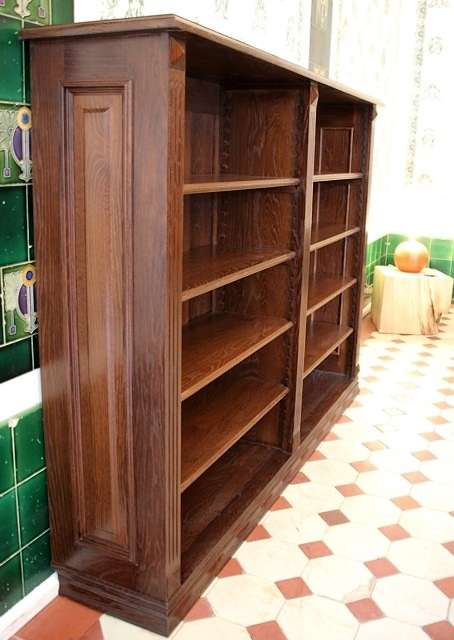 Seitenansicht vom Regal aus Eiche DOPPLER9 - Bild 5 Seitenansicht vom Regal aus Eiche DOPPLER9 - Bild 5