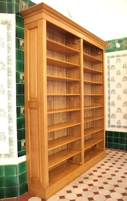 Regal Eiche massiv Holz Naturton DOPPLER16 - Bild 4 Regal Eiche massiv Holz Naturton DOPPLER16 - Bild 4