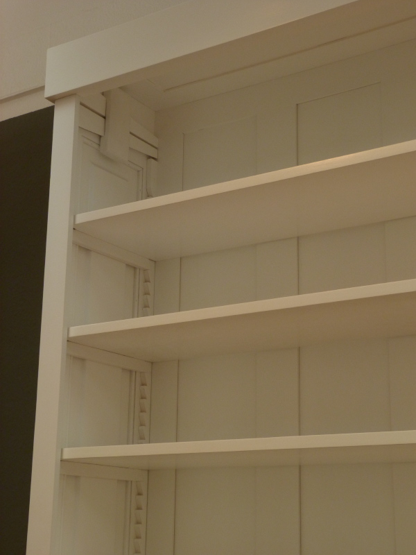 Massivholz Bücherregale nach Maß, Erle weiss lasiert Massivholz Bücherregale nach Maß, Erle weiss lasiert