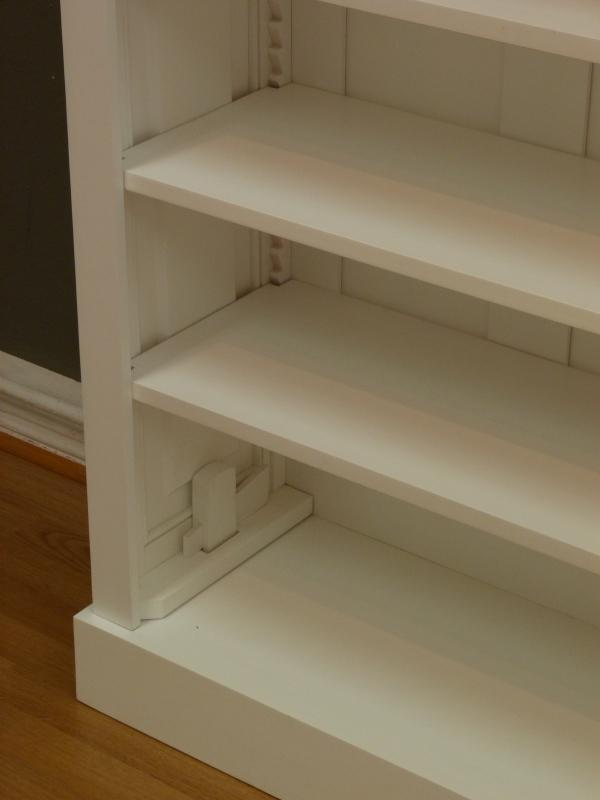 Massivholz Bücherregale nach Maß, Erle weiss lasiert Massivholz Bücherregale nach Maß, Erle weiss lasiert