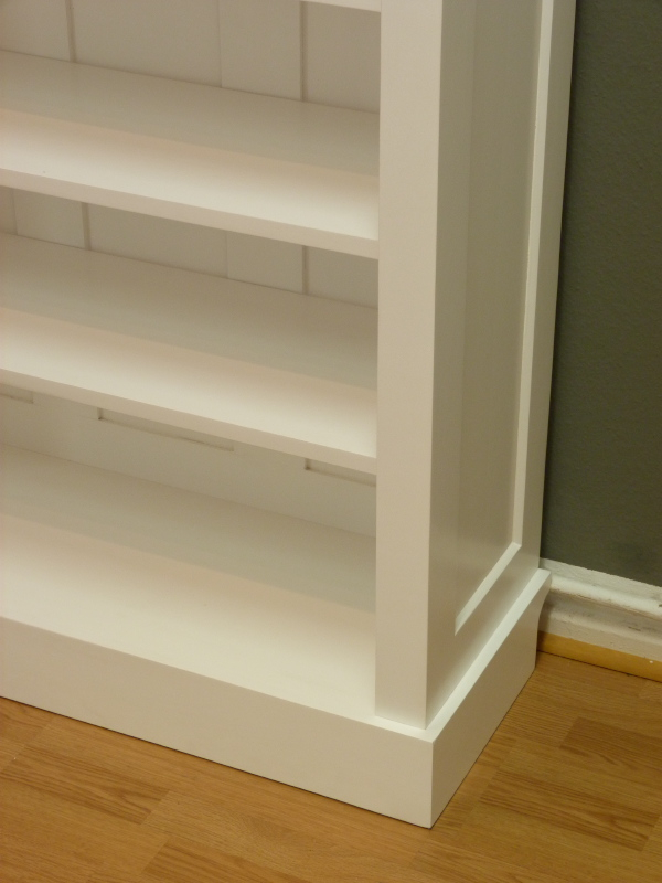 Massivholz Bücherregale nach Maß, Erle weiss lasiert Massivholz Bücherregale nach Maß, Erle weiss lasiert