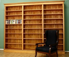 Bücherregal DREIER15 massiv Erle Natur