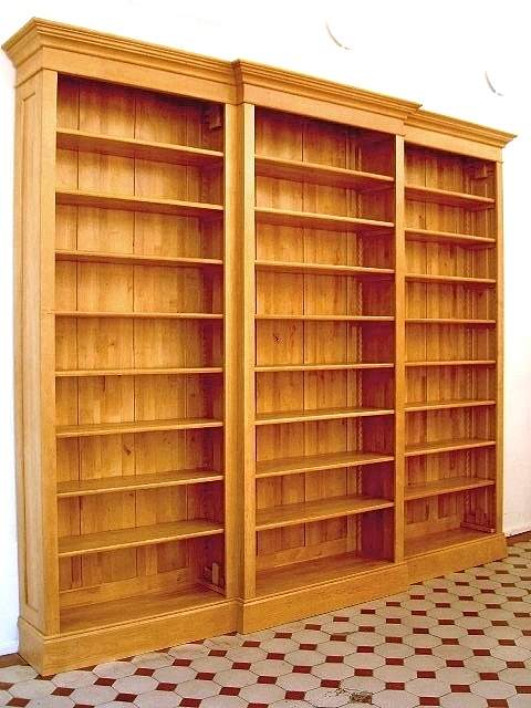 Bücherregal aus Massivholz im Naturton DREIER18 - Bild 2 Bücherregal aus Massivholz im Naturton DREIER18 - Bild 2