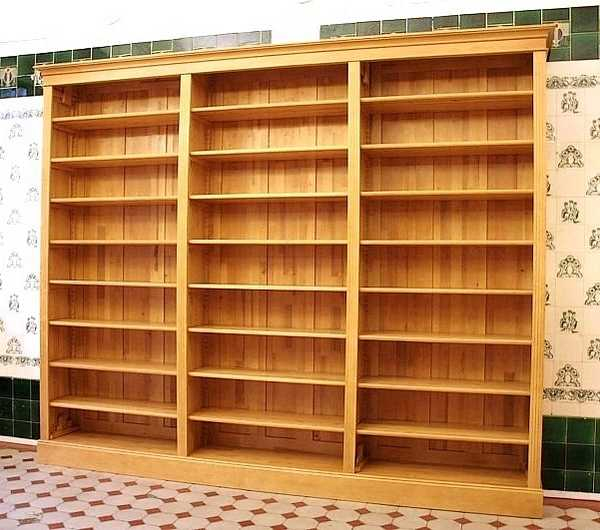 Bücherregal massiv Erle im Naturton DREIER3 - Bild 2 Bücherregal massiv Erle im Naturton DREIER3 - Bild 2