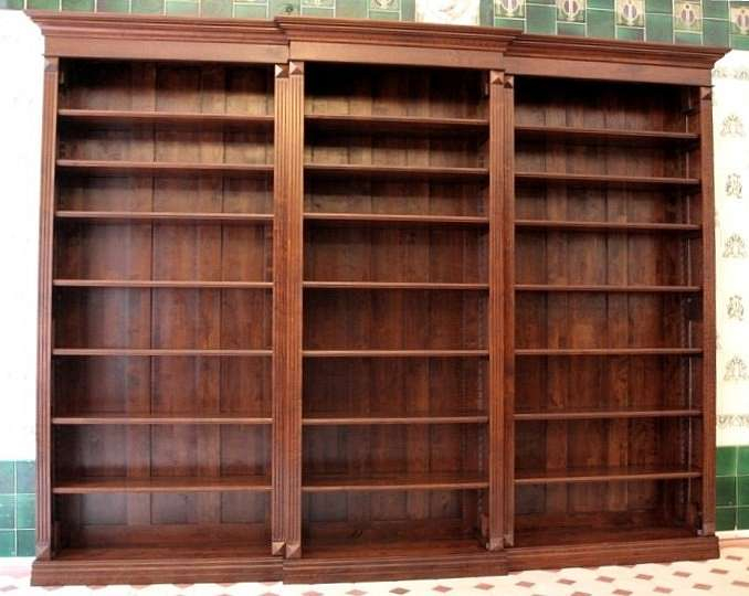 Bücherregal Massivholz Erle im Nussbaumton DREIER5 - Bild 2 Bücherregal Massivholz Erle im Nussbaumton DREIER5 - Bild 2