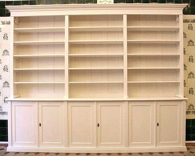 Bücherregal aus Massivholz weiß lasiert DREIER21 - Bild 2 Bücherregal aus Massivholz weiß lasiert DREIER21 - Bild 2