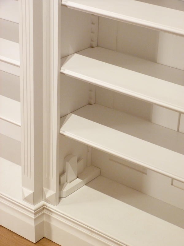 Bücherregal in weiß aus Massivholz DREIER16 Bücherregal in weiß aus Massivholz DREIER16