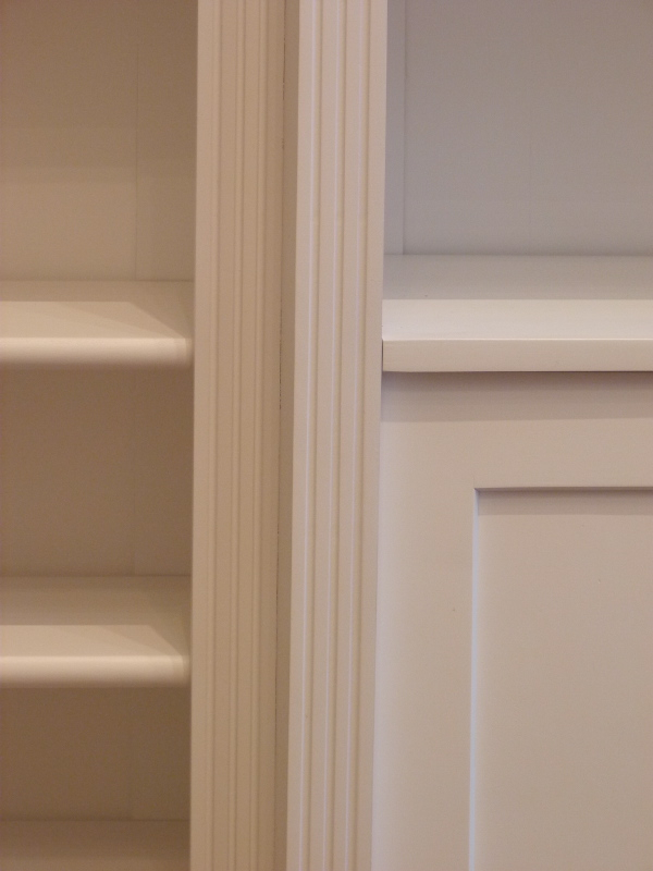 Massivholz Bücherregal, dreifach strukturiert Massivholz Bücherregal, dreifach strukturiert