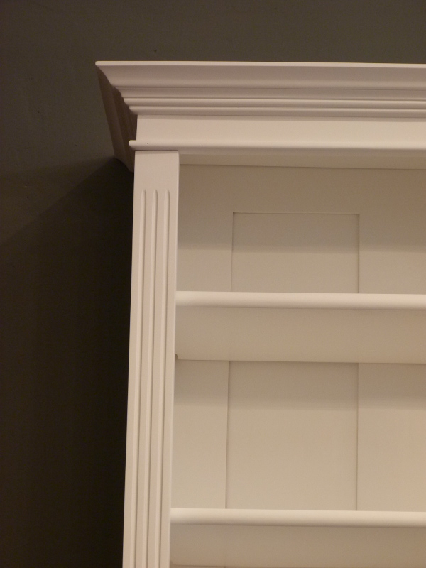 Massivholz Bücherregal, dreifach strukturiert Massivholz Bücherregal, dreifach strukturiert