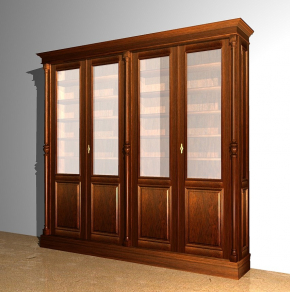 Bücherschrank mit Glastüren DOPPLER32 
