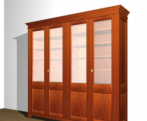 Bücherschrank mit Glastüren DOPPLER31 