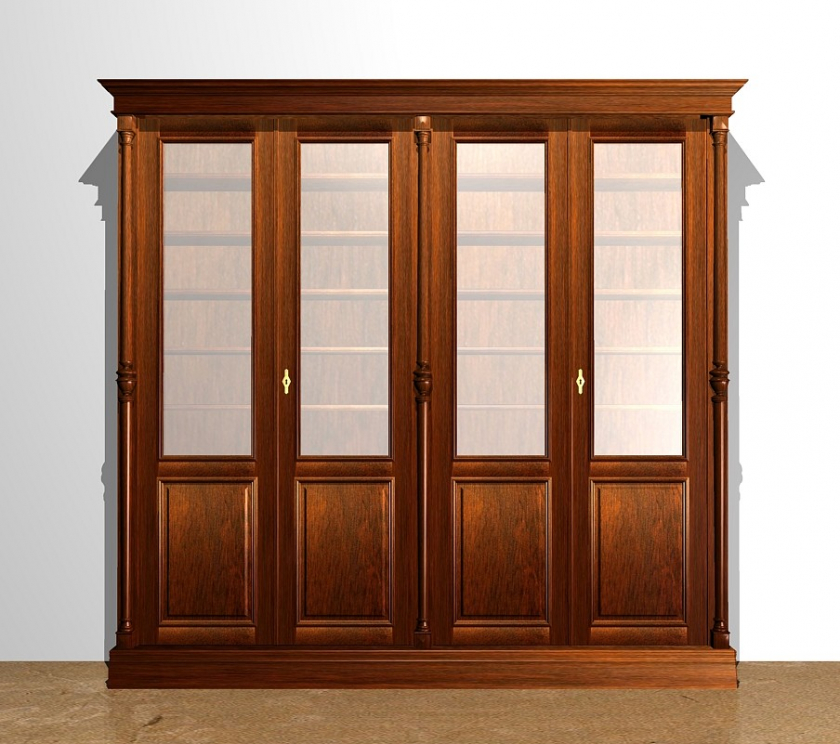 Bücherschrank aus Massivholz DOPPLER32 Bücherschrank aus Massivholz DOPPLER32