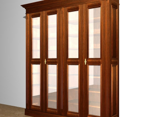 Bücherschrank mit Glastüren DOPPLER33