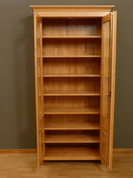 Bücherschränke nach Maß, Massivholz Bücherschrank mit zwei Türen Bücherschränke nach Maß, Massivholz Bücherschrank mit zwei Türen