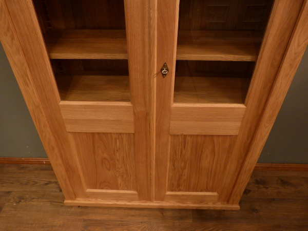 Massivholz Bücherschrank, komplett zerlegbar, massiv Eiche Massivholz Bücherschrank, komplett zerlegbar, massiv Eiche