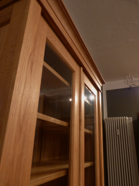 Massivholz Bücherschrank, komplett zerlegbar, massiv Eiche Massivholz Bücherschrank, komplett zerlegbar, massiv Eiche