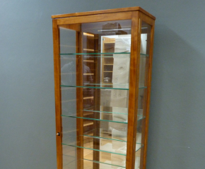 Bücherschrank Massivholz 2 Glastüren, kirscholzschrank, kirsche schrank