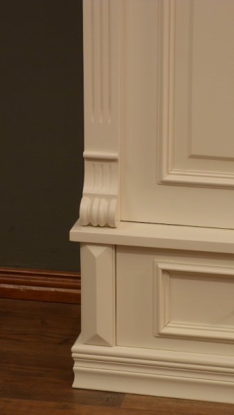 Massivholz Bücherschrank im Gründerzeitstil Massivholz Bücherschrank im Gründerzeitstil