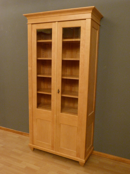 Bücherschränke nach Maß, Massivholz Bücherschrank mit zwei Türen Bücherschränke nach Maß, Massivholz Bücherschrank mit zwei Türen