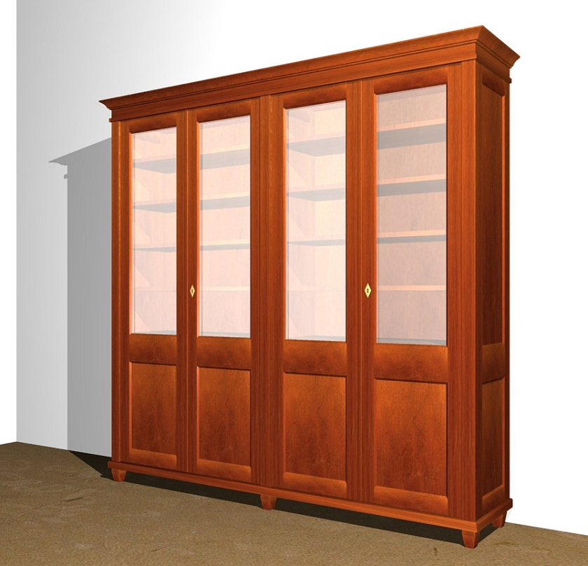 Bücherschrank aus Massivholz DOPPLER31 Bücherschrank aus Massivholz DOPPLER31