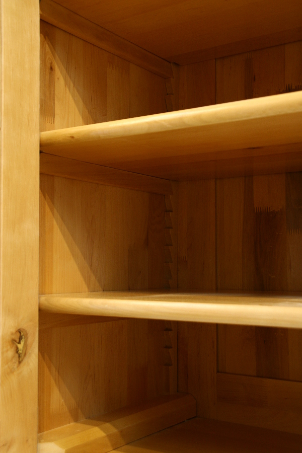 Massivholz Bücherregale nach Maß, Regalwand verglast und mit Auszügen Massivholz Bücherregale nach Maß, Regalwand verglast und mit Auszügen