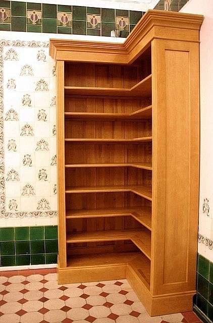 Eckregal aus Holz im schlichten klassischen Stil ECKE2 - Bild 3 Eckregal aus Holz im schlichten klassischen Stil ECKE2 - Bild 3