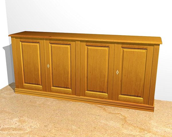 Kommode massiv aus Holz Erle im Naturton KOMM1 - Bild 5 Kommode massiv aus Holz Erle im Naturton KOMM1 - Bild 5