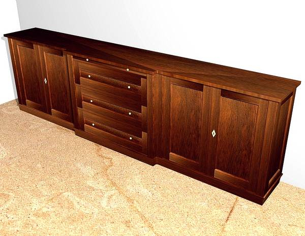 Sideboard mit Türen und Schubladen KOMM6 - Bild 2 Sideboard mit Türen und Schubladen KOMM6 - Bild 2