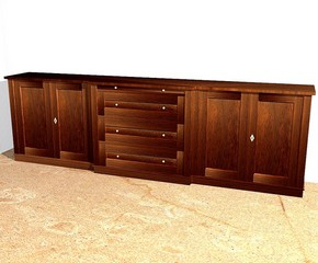 Sideboard aus Massivholz KOMM6