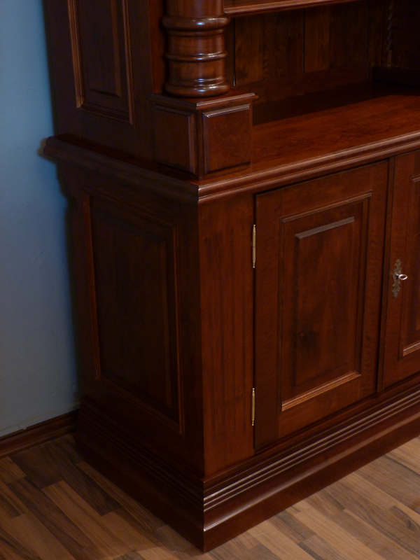 Massivholz Bücherregale nach Maß, Monumentale Ausführung mit Säulen Massivholz Bücherregale nach Maß, Monumentale Ausführung mit Säulen