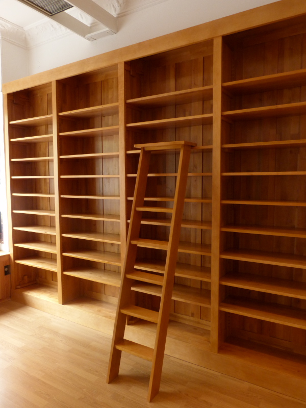Massivholz Bücherregale nach Maß, Erle Natur, WAND14 Massivholz Bücherregale nach Maß, Erle Natur, WAND14